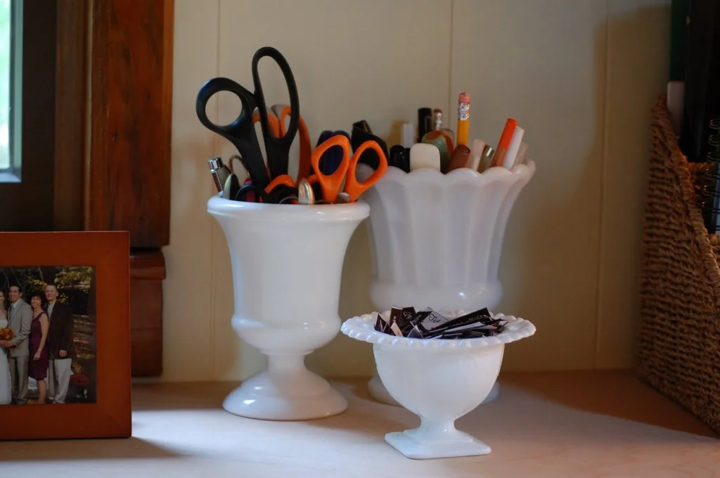 practical uses for milk glass on your desk - DSC_0405