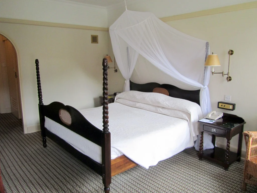 The charming Victoria Falls Hotel built in 1904