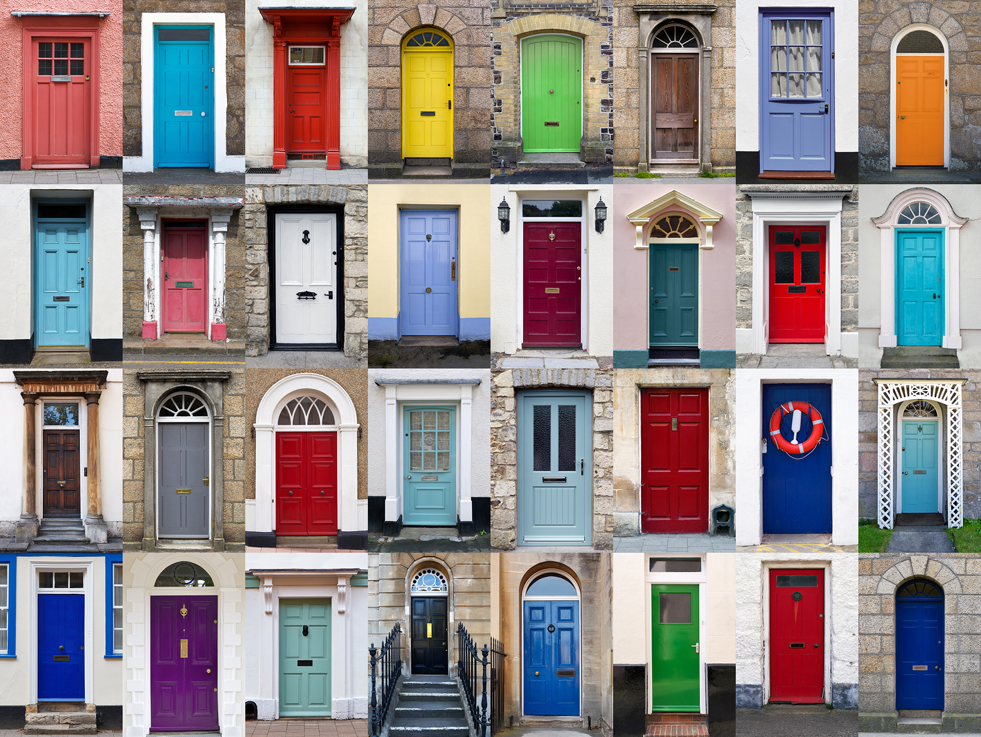 make it happen this year - plan to finally change the colour of your front door to make your neighbours envious