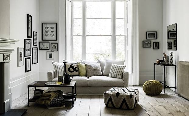 bare floors in the living room — toronto designers