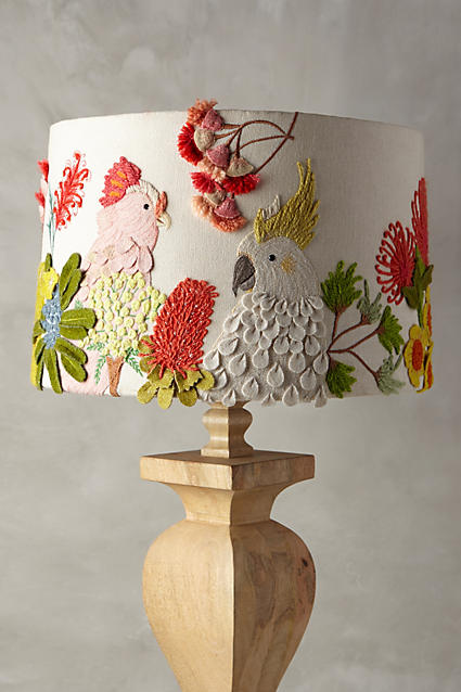 Add whimsy with decals to your lampshades - or go on Etsy.ca and find a new one that will change the whole mood of the space.