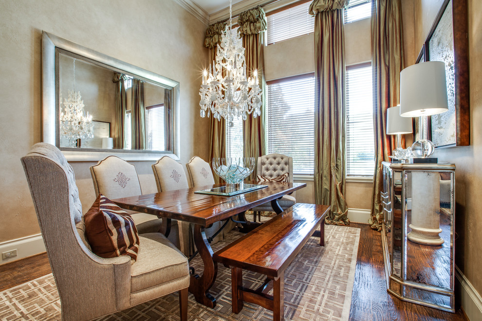 Good-Looking-mirrored-sideboard-in-Dining-Room-Traditional-with-White-Chandelier-next-to-Tufted-Dining-Chairs-alongside-Simple-Dining-Table-andMirror-Buffet-.jpg