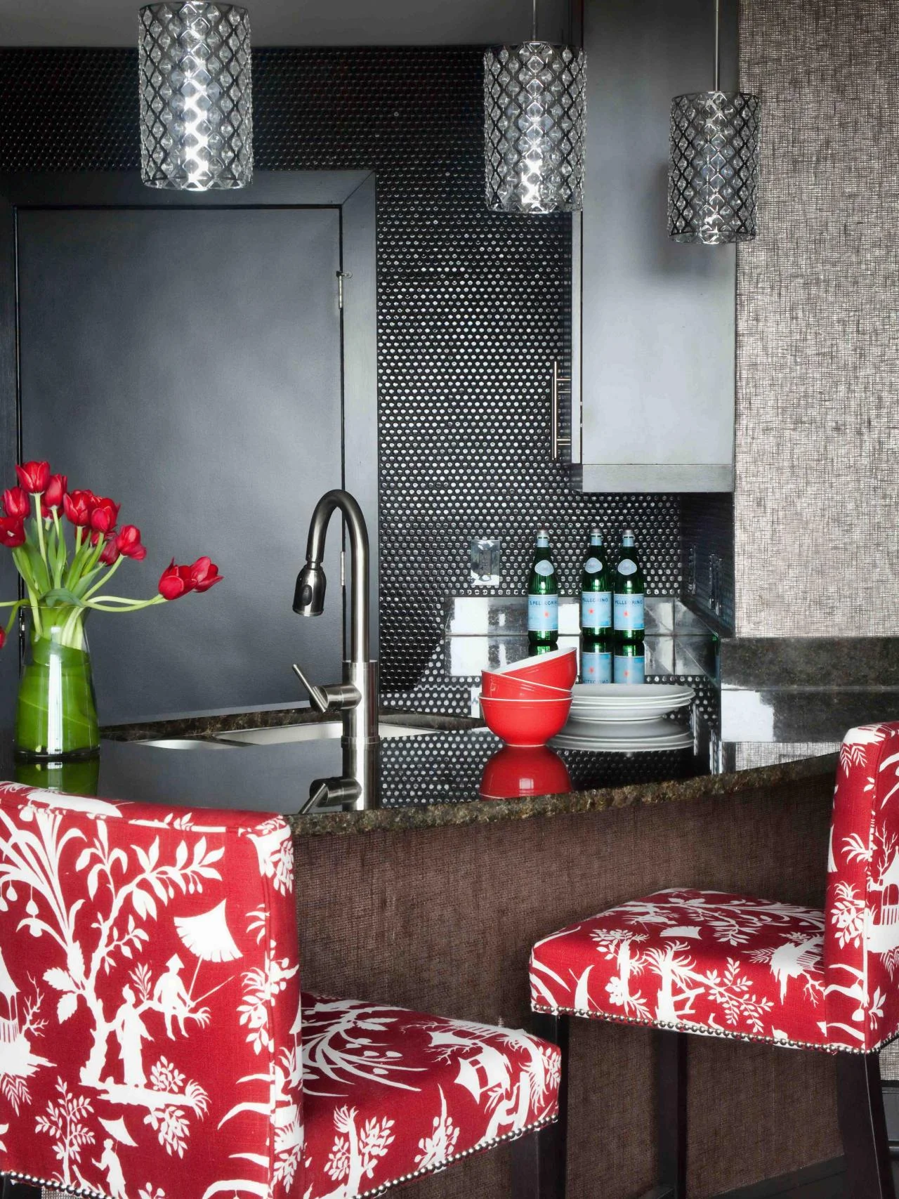Add a touch of red and get bold with it! 