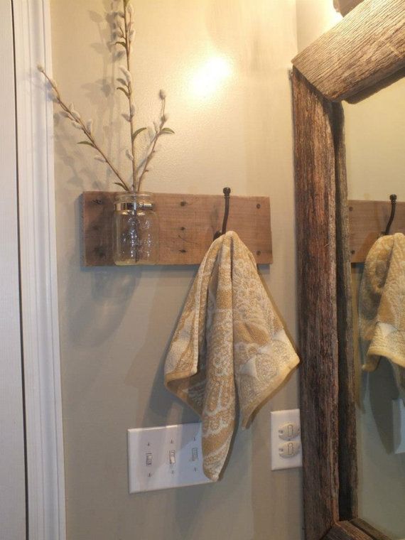 Add warm touches with rustic wood.