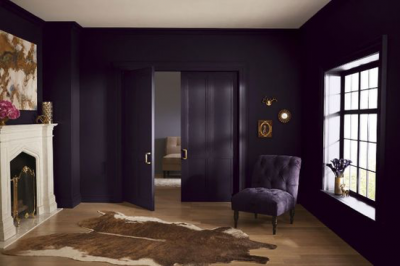 Paint it all out - the trim, the doors, the walls... and of course be as bold as your heart desires with depth of colour.