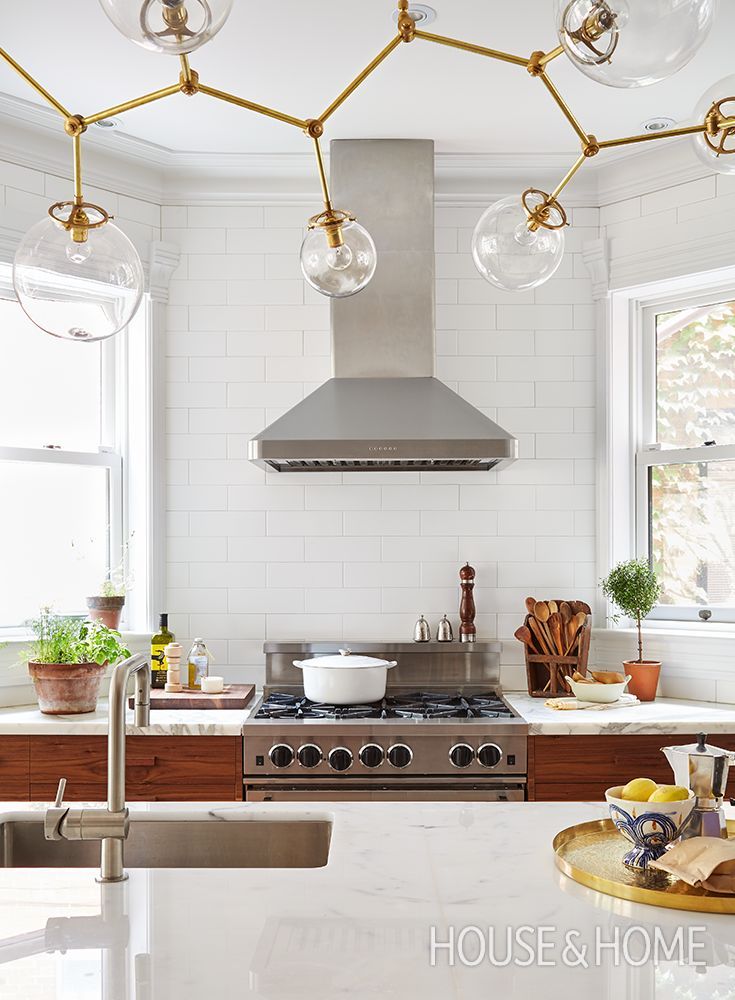 add some fun modern lighting