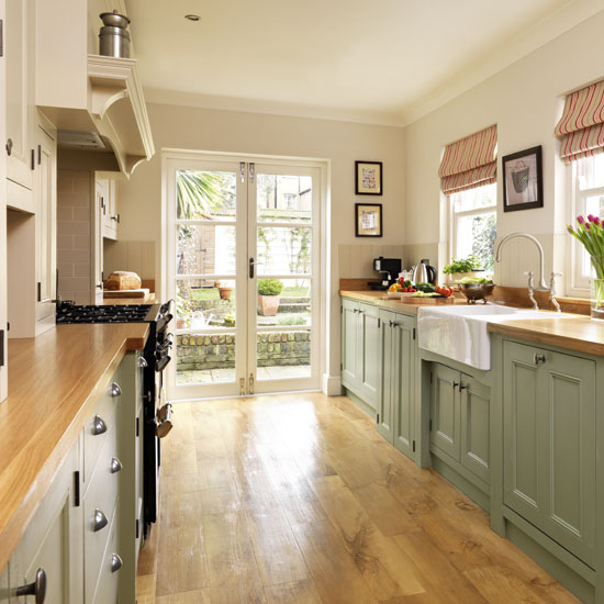 Green-painted-kitchen-French-doors-Beautiful-Kitchens-Housetohome.jpg