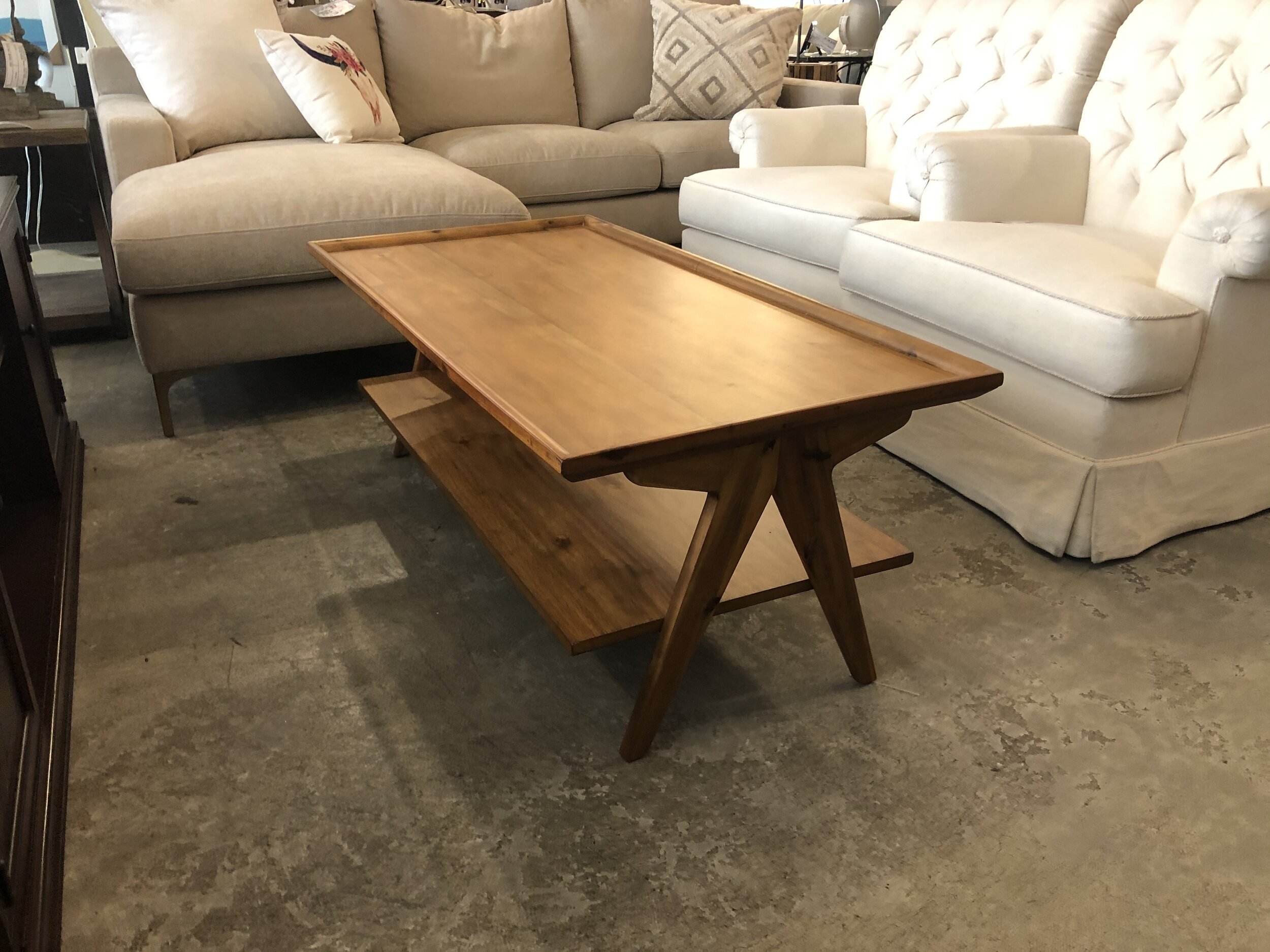 4. Coffee tables - no one is matching coffee tables with end tables anymore, so this is a great piece to look for.