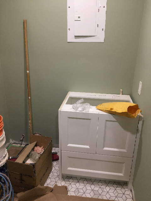 During - New Powder Room