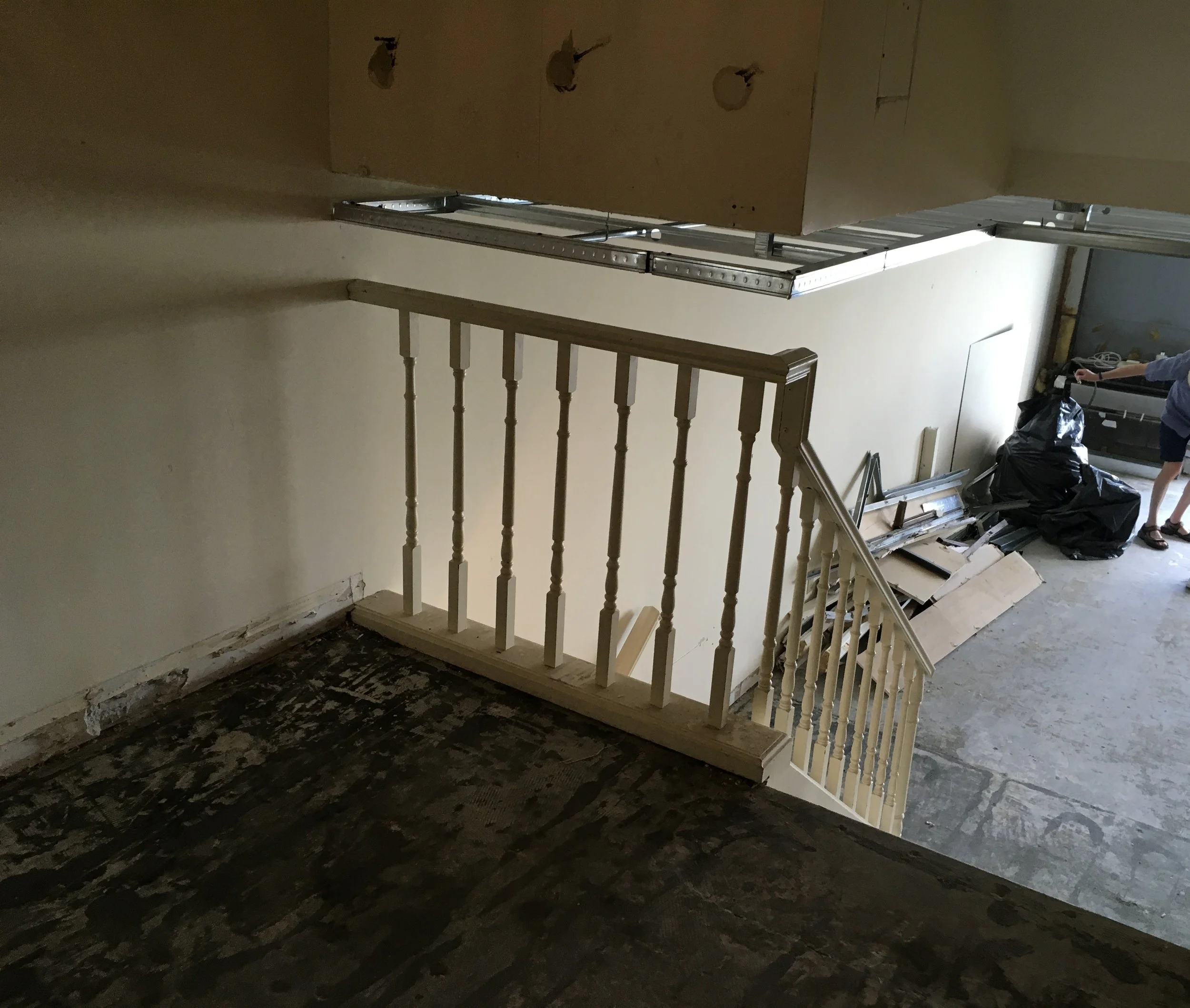 Before - Upstairs Hallway