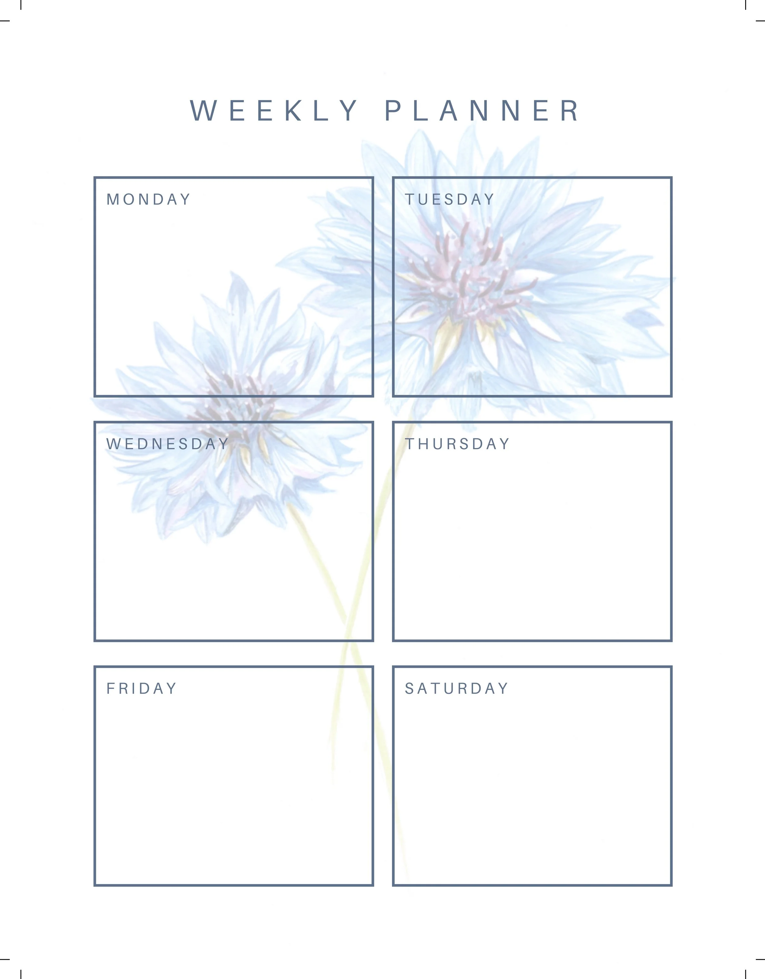 Creature Candy Weekly Planner Cornflower.jpg