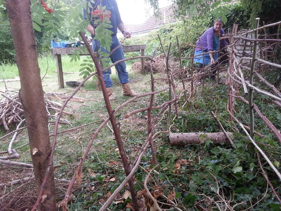Volunteers at The Secret Garden. 