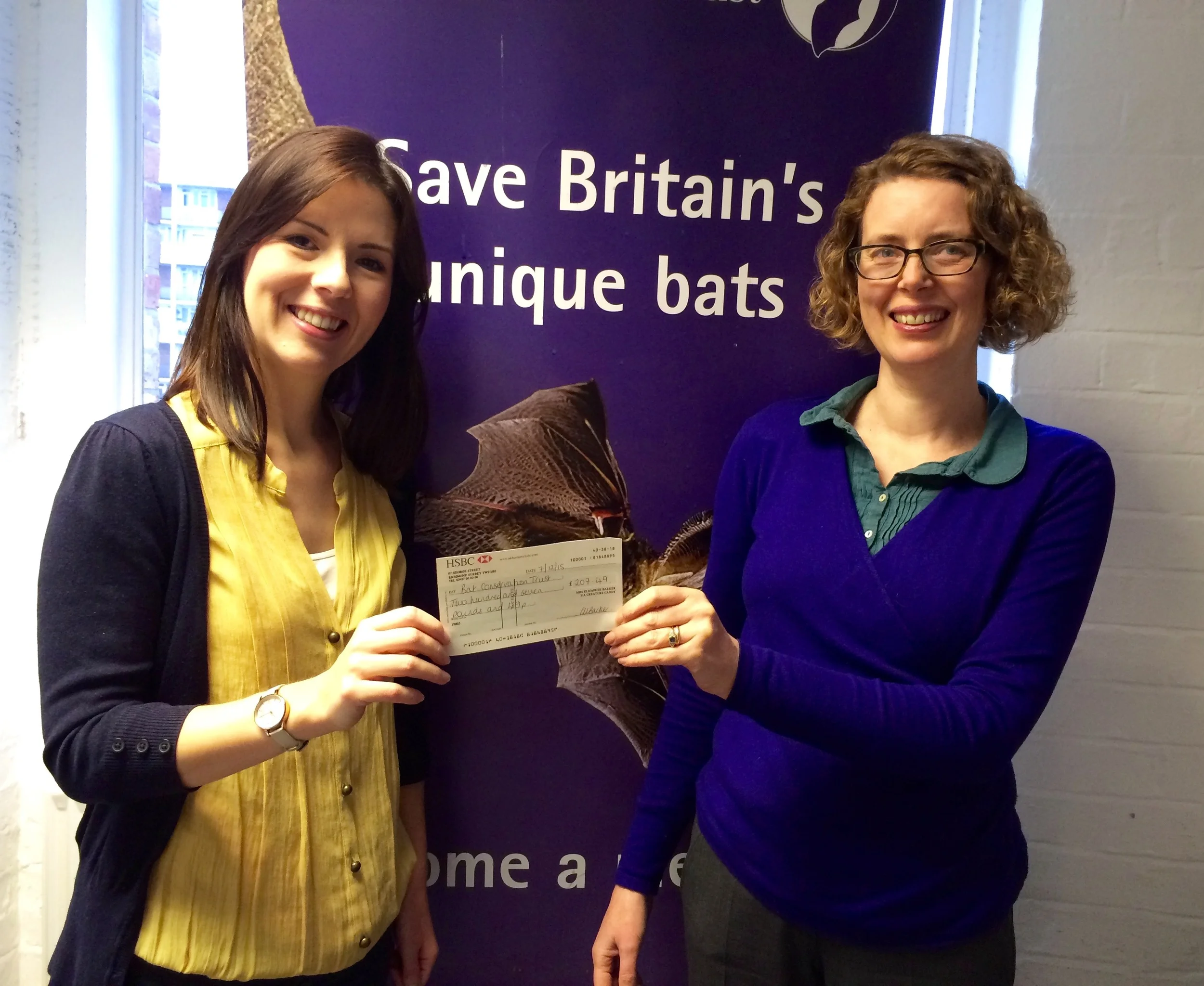 We've Donated Over £350 To The Bat Conservation Trust This Year!