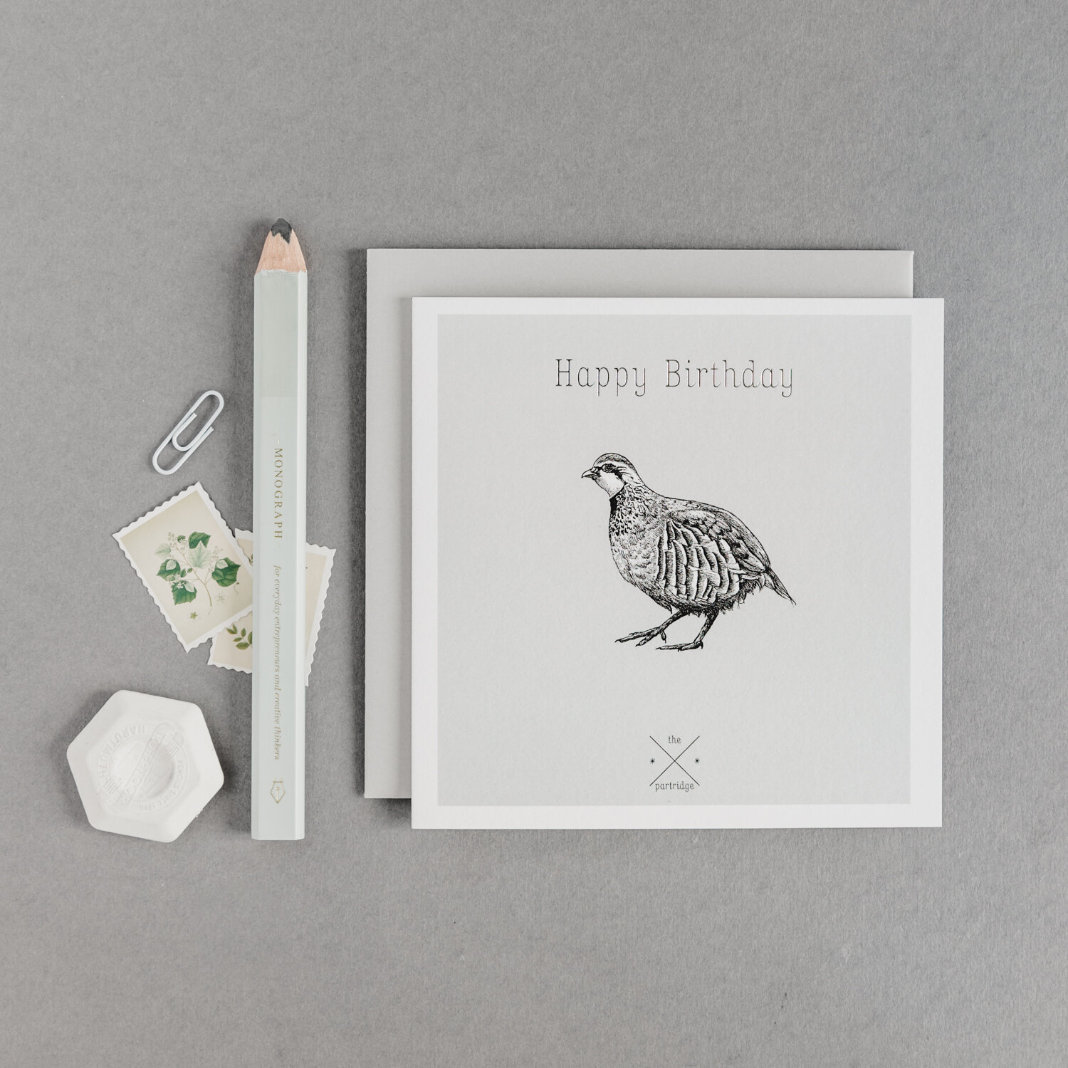 Partridge Birthday Card