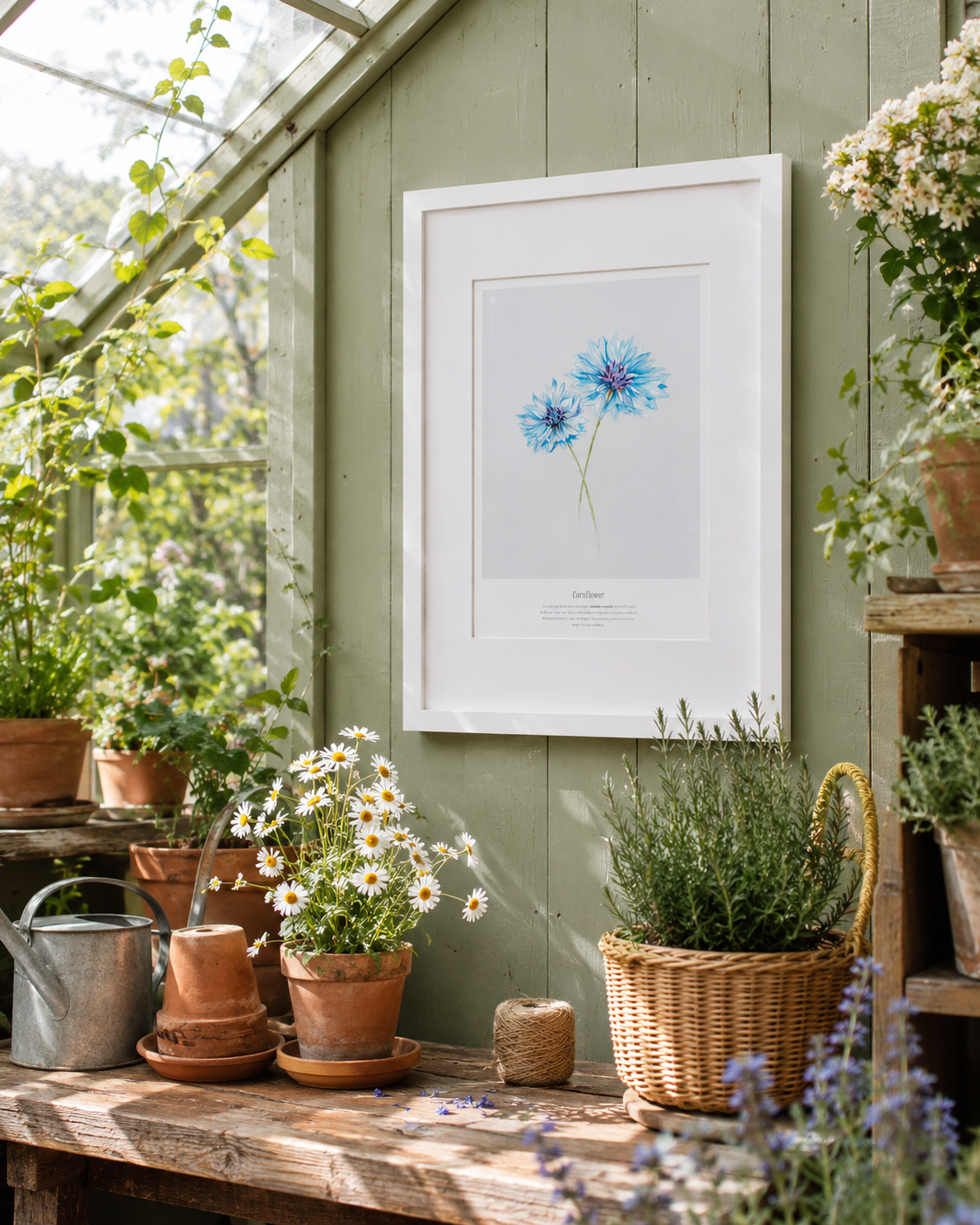 Cornflower Print