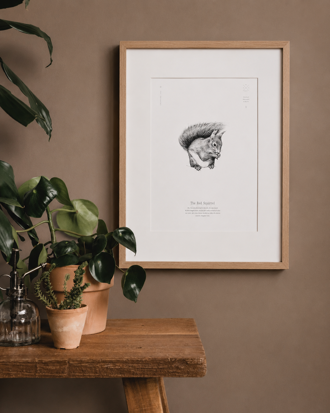 Red Squirrel Print
