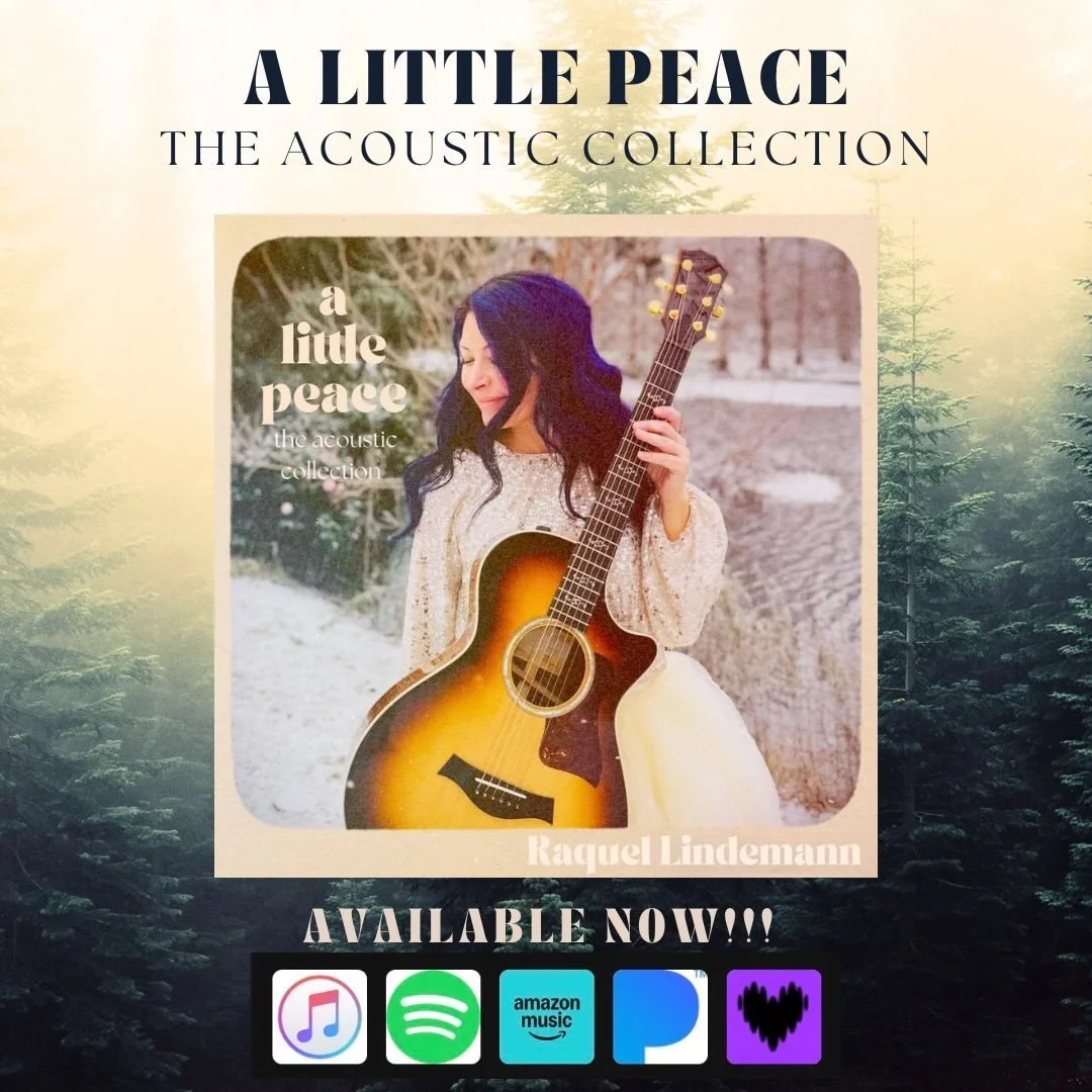 🎶🤍🕊️ Happy Release Day!!!!! A Little Peace: The Acoustic Collection is available everywhere to stream or buy!!!!