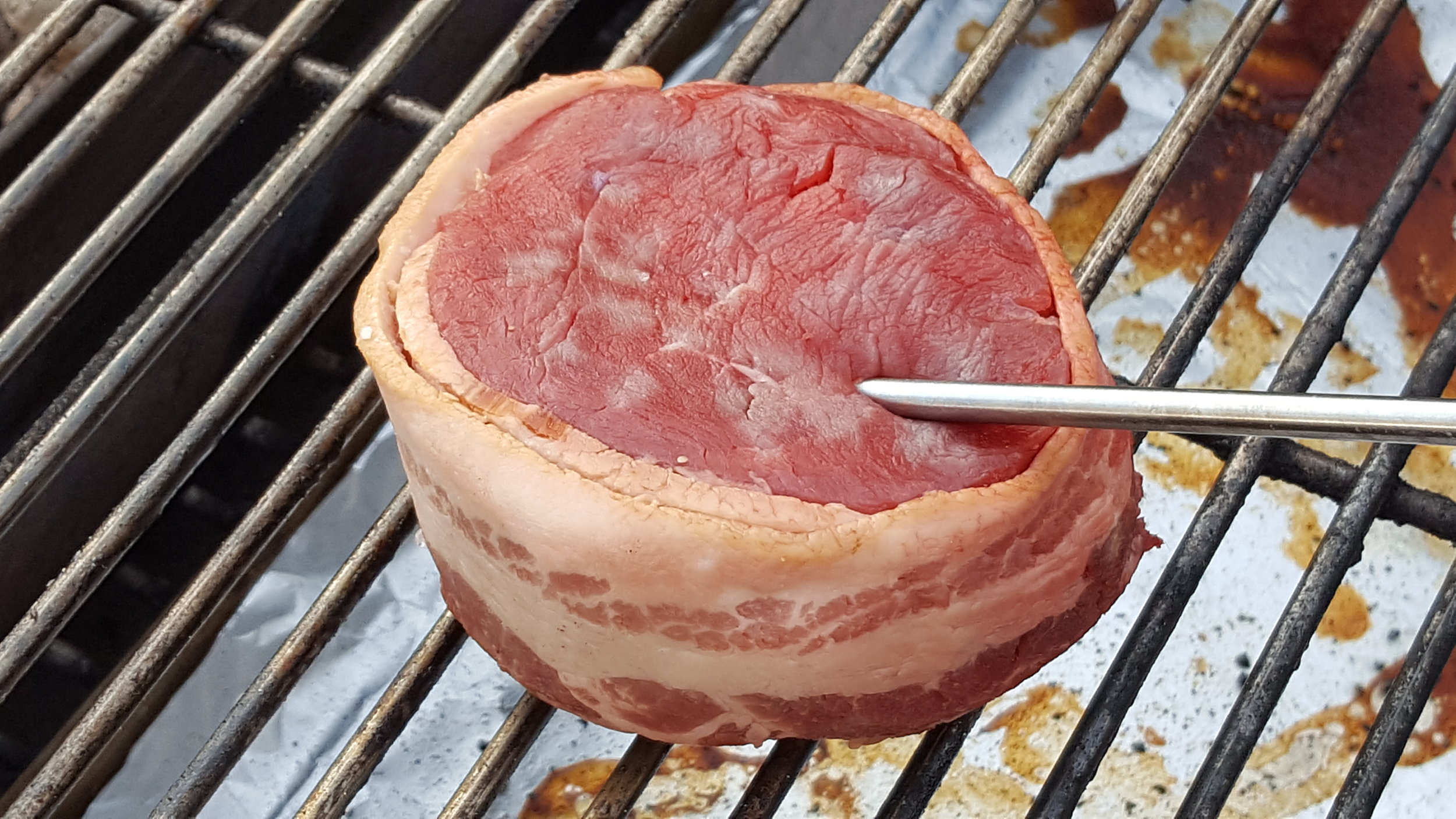 How to cook bacon wrapped filet  Reverse sear on a grill - Dad Got This