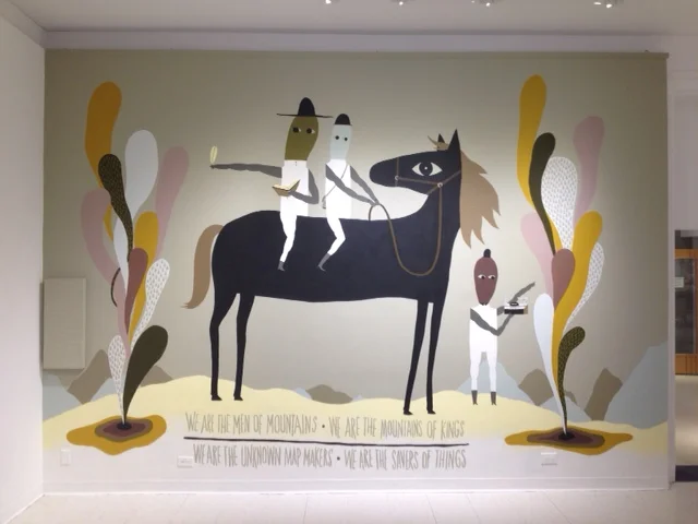 Mark Hoffmann's Mural at the Montserrat Gallery