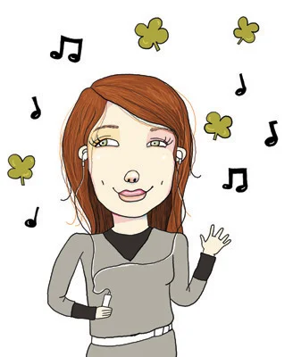 Monika Melynchuk has the St. Patrick's Day Groove