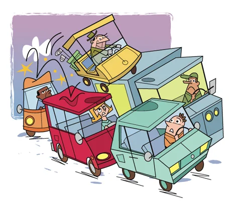 Rémy Simard Illustrates Risky Business