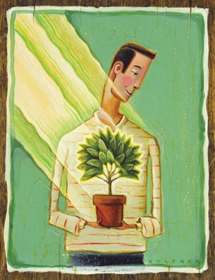 Tim Zeltner illustrates article on talent