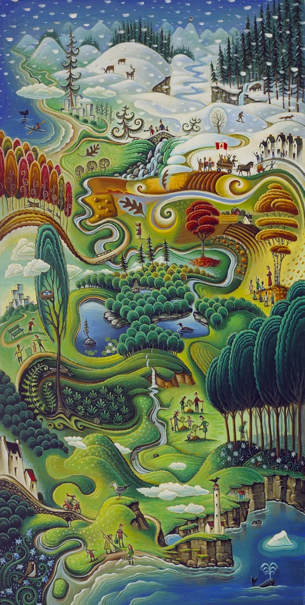 Tim Zeltner illustrates Earth Day Canada 2011 Poster