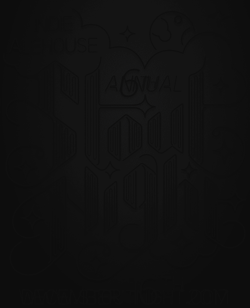 'Stout Night' animated gif for Indie Ale House 6th annual Stout Night event.