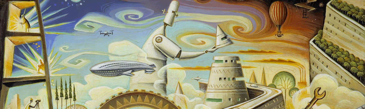 Tim Zeltner illustrates for LINK Magazine | i2i Art