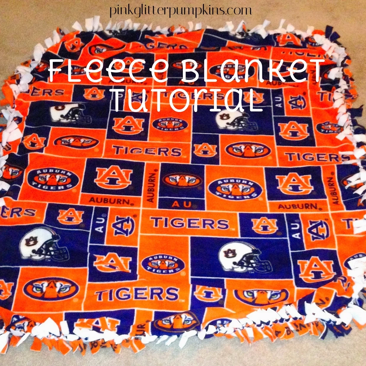 Fleece Blanket Tutorial