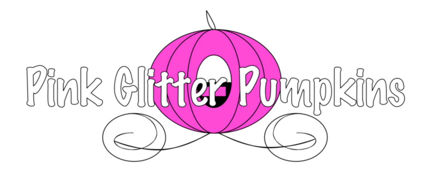 Pink Glitter Pumpkins