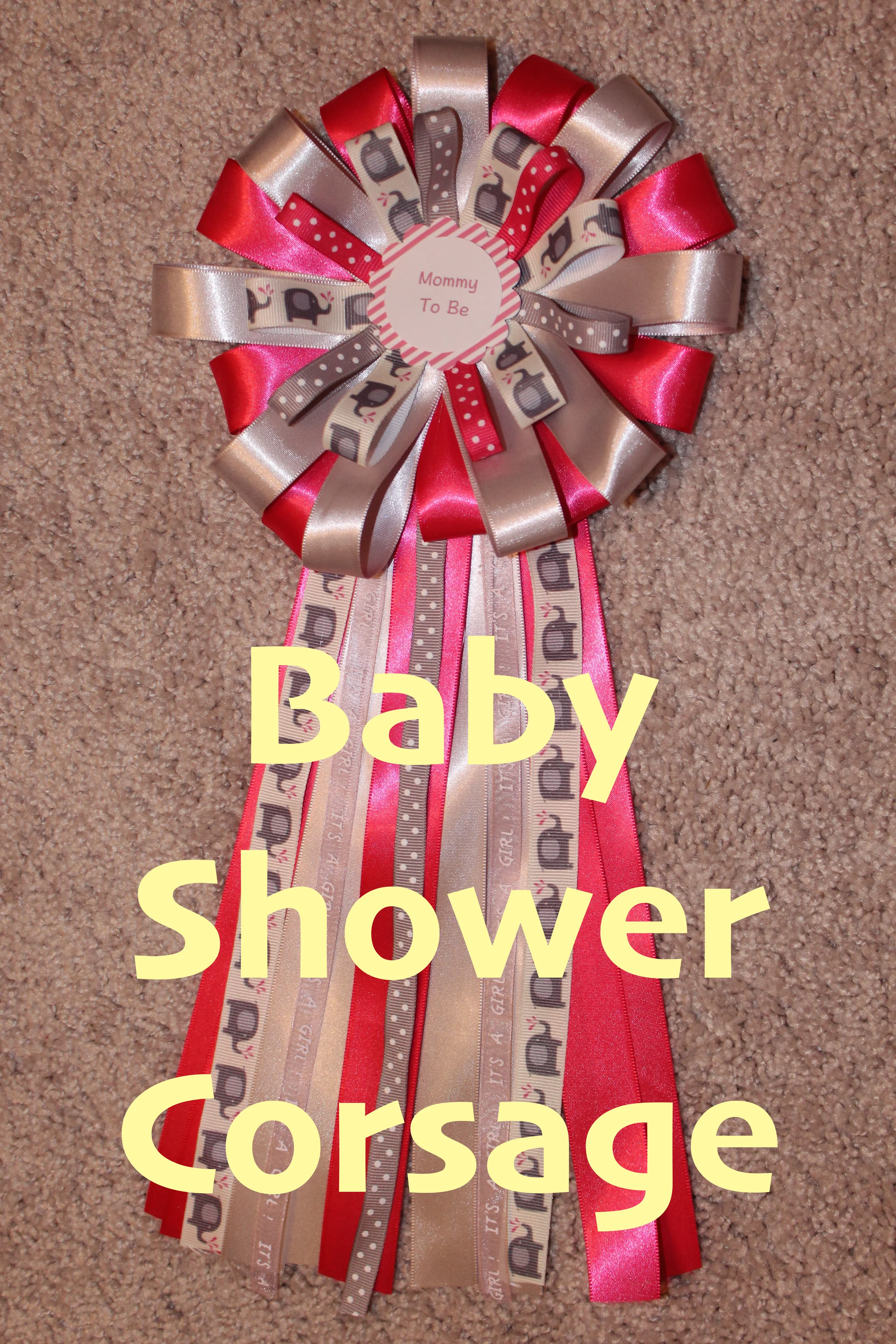 Baby Shower Corsage