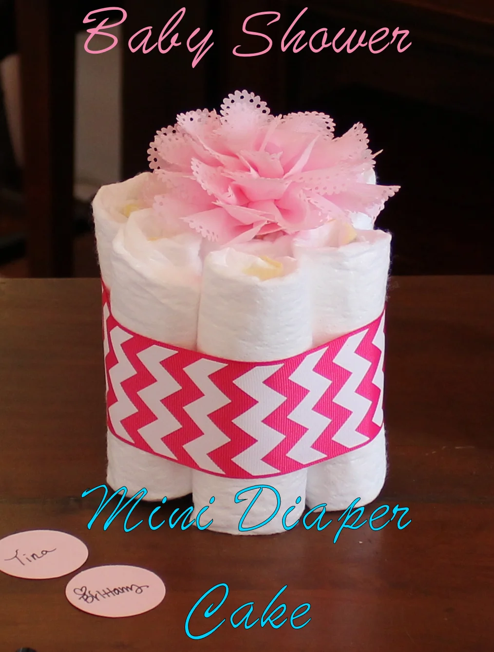 Baby Shower Mini Diaper Cake