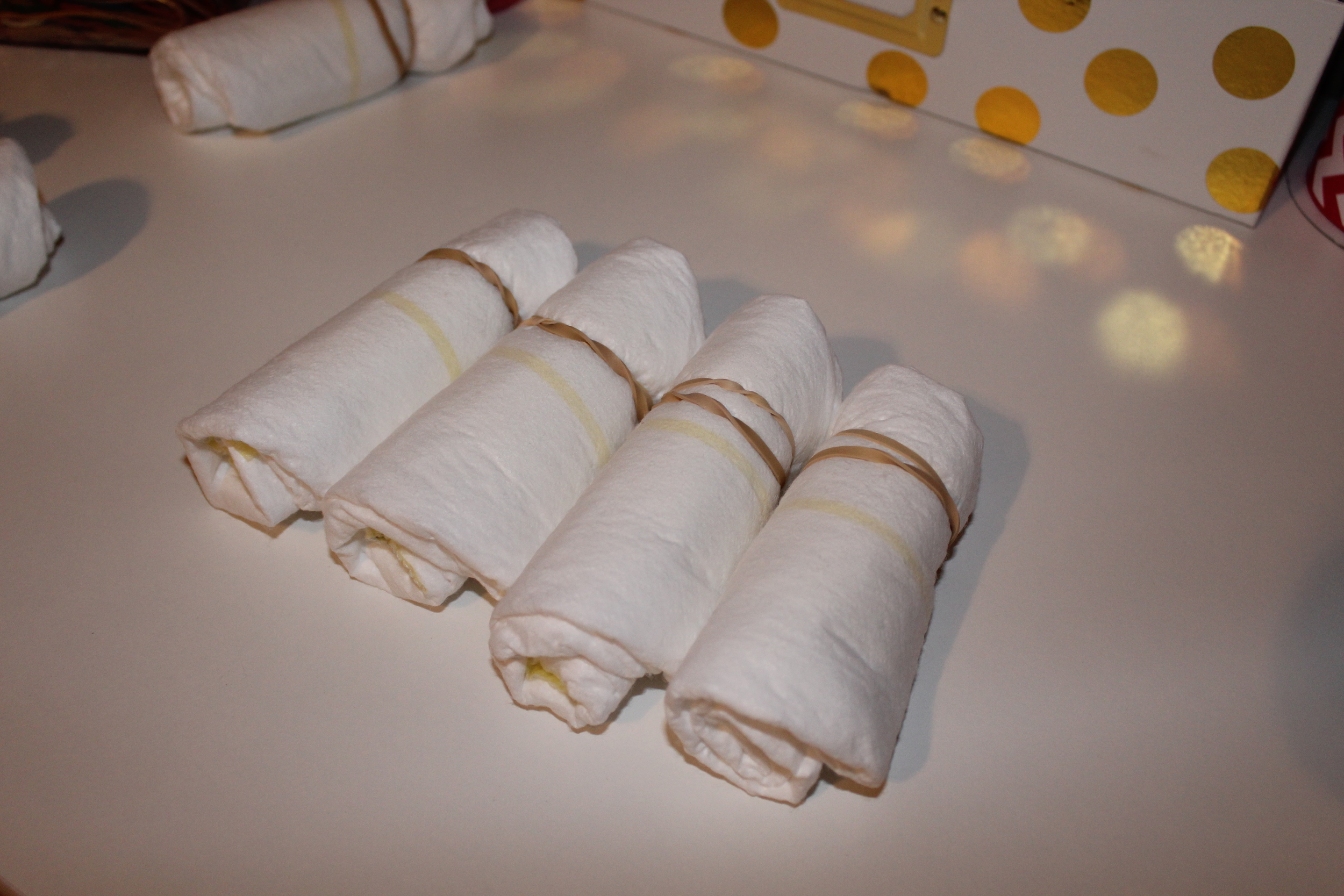 Stork bundle sales baby diaper cake