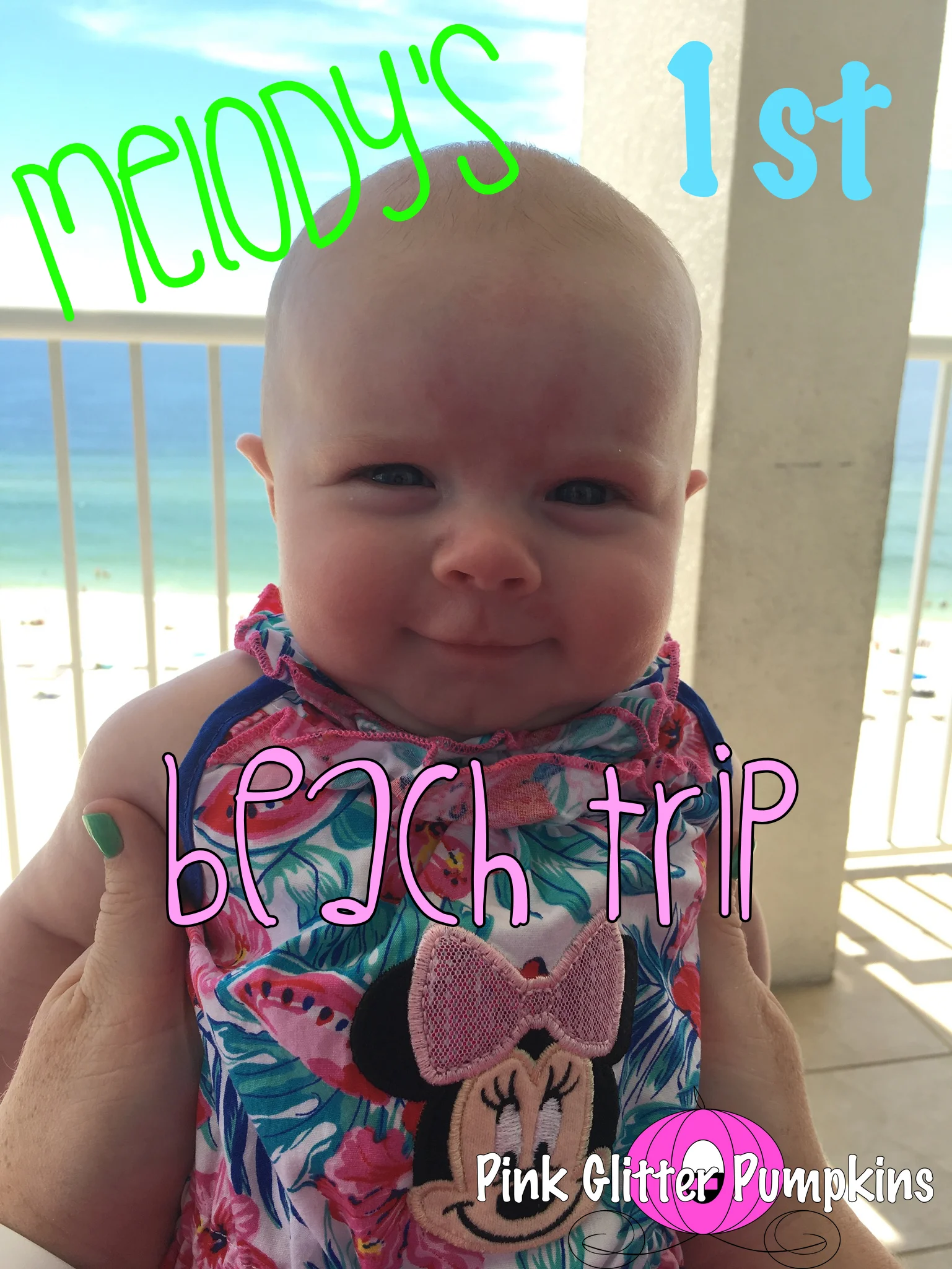 Melody's First Beach Trip