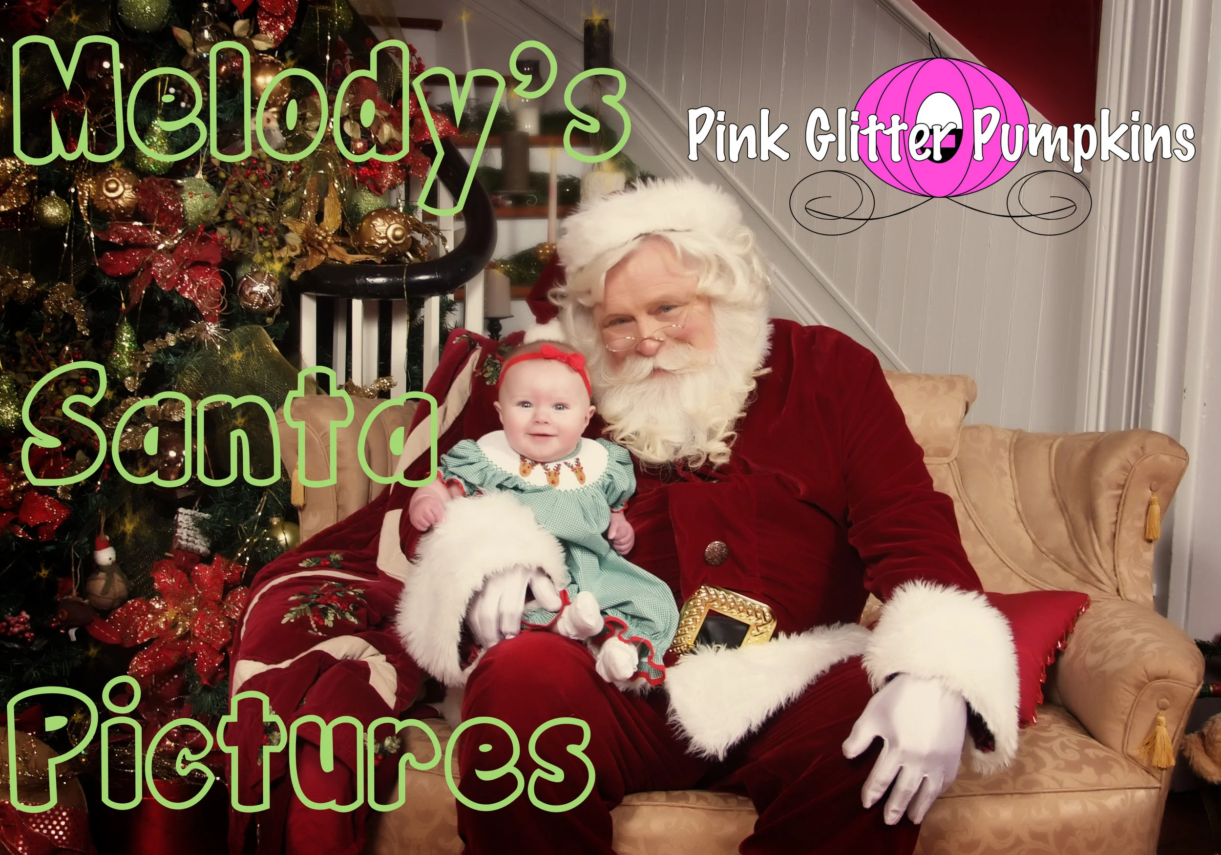 Melody's Santa Pictures