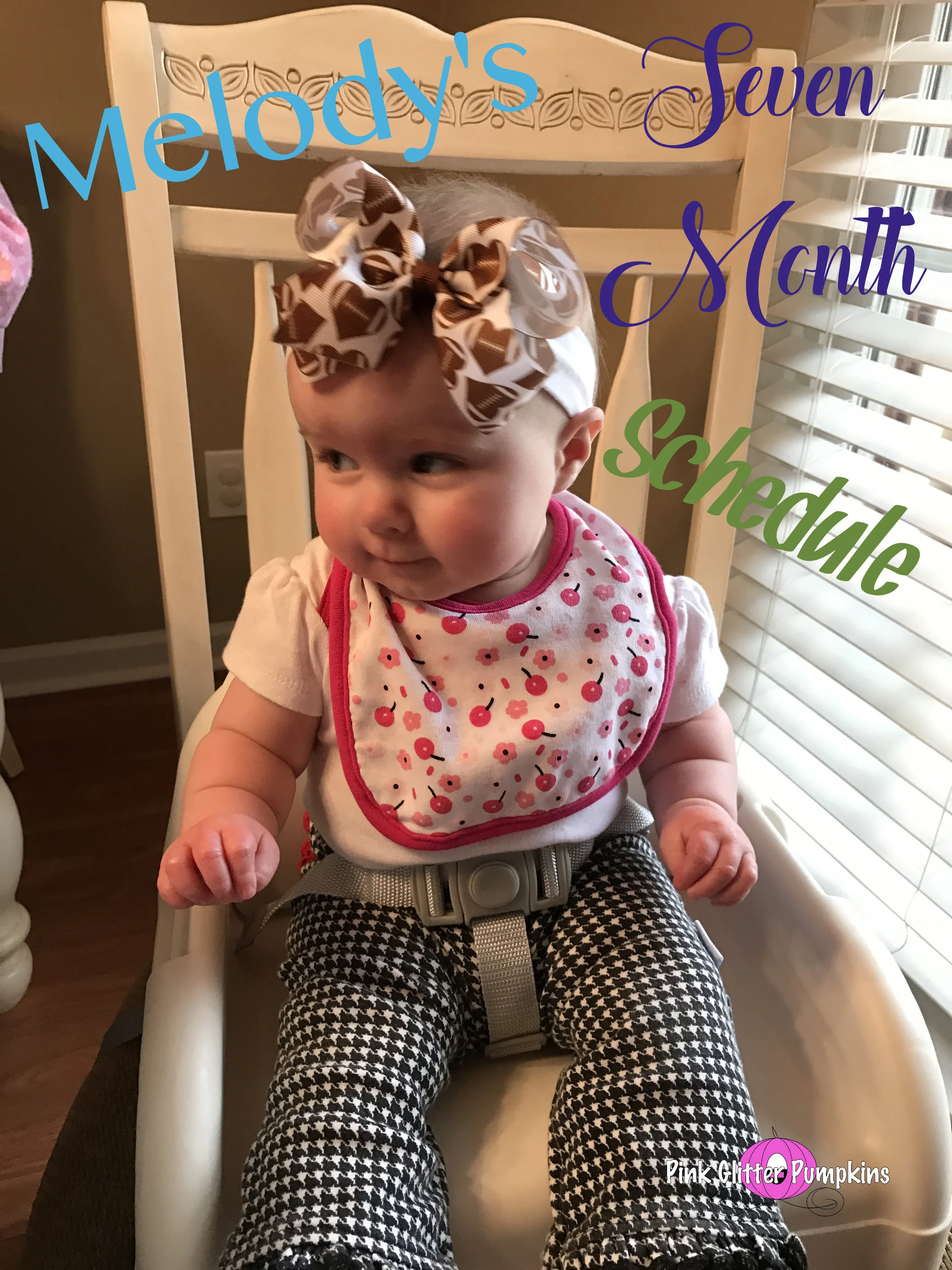 Melody's Seven Month Schedule