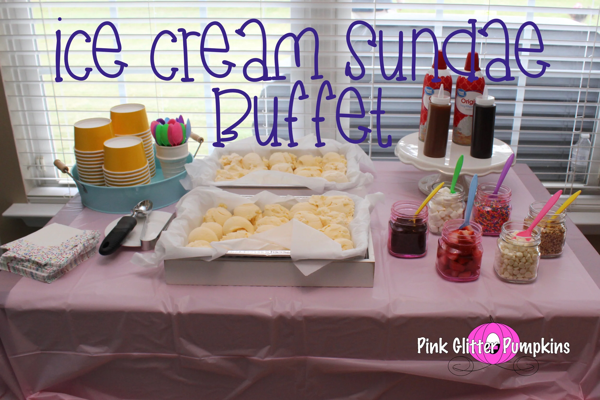 Ice Cream Sundae Buffet