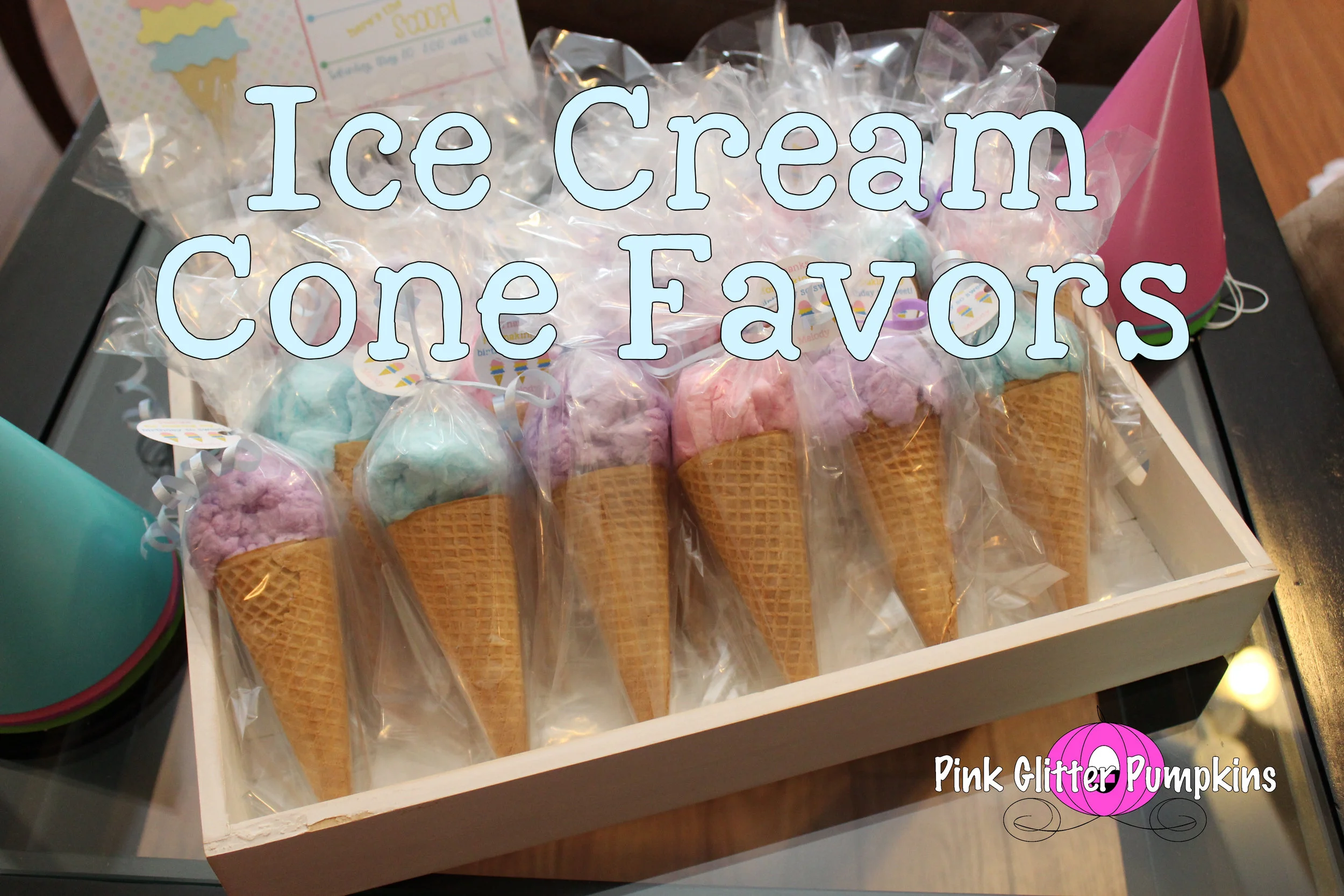 Ice Cream Cone Favors