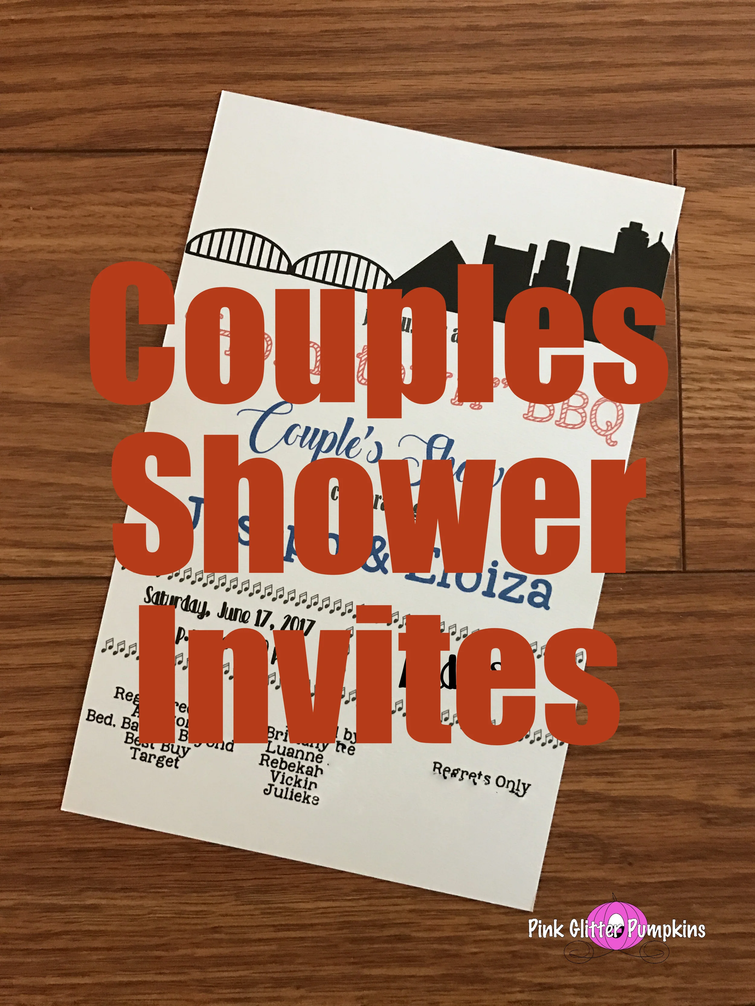 Couples Shower Invites
