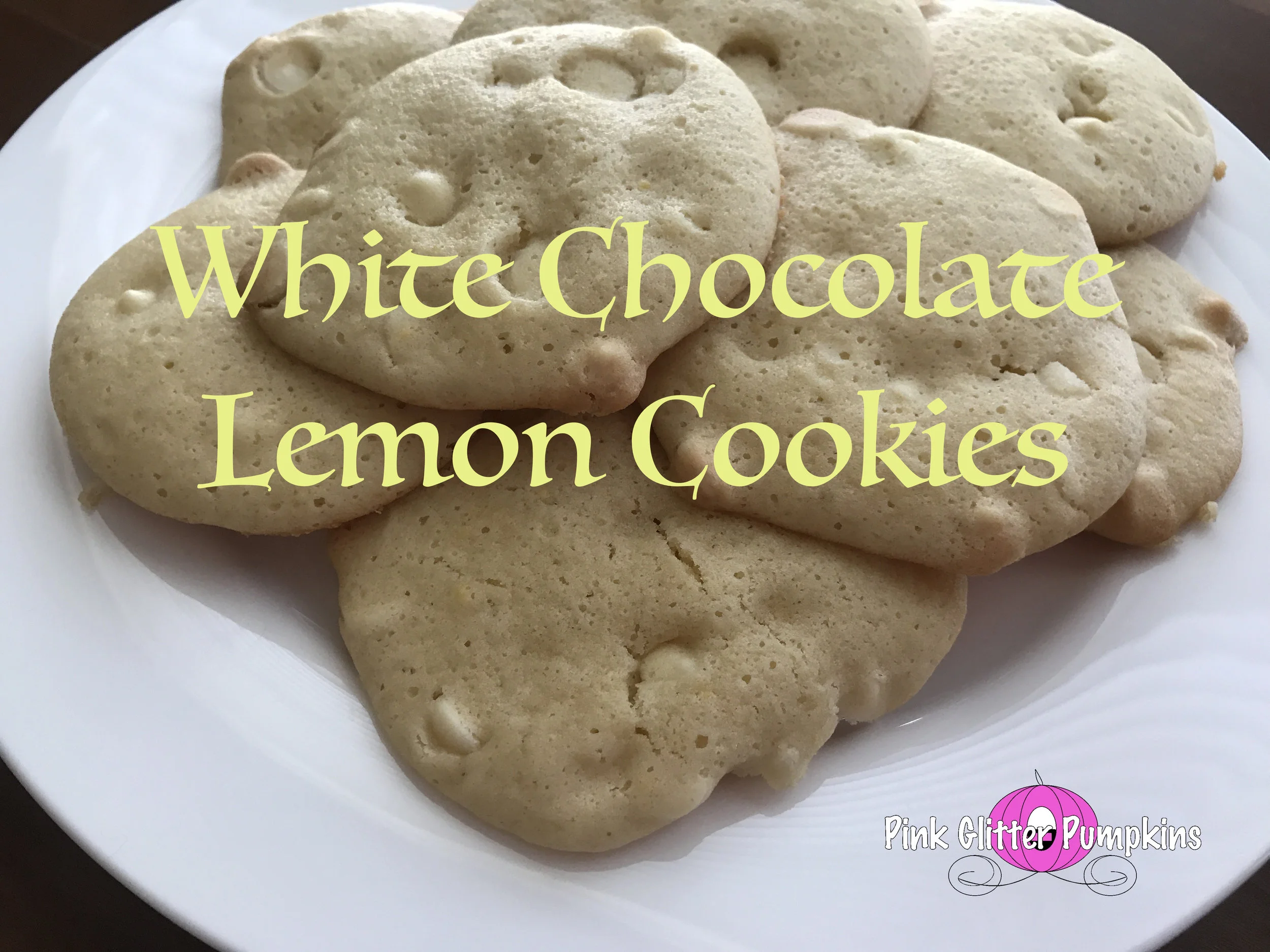White Chocolate Lemon Cookies