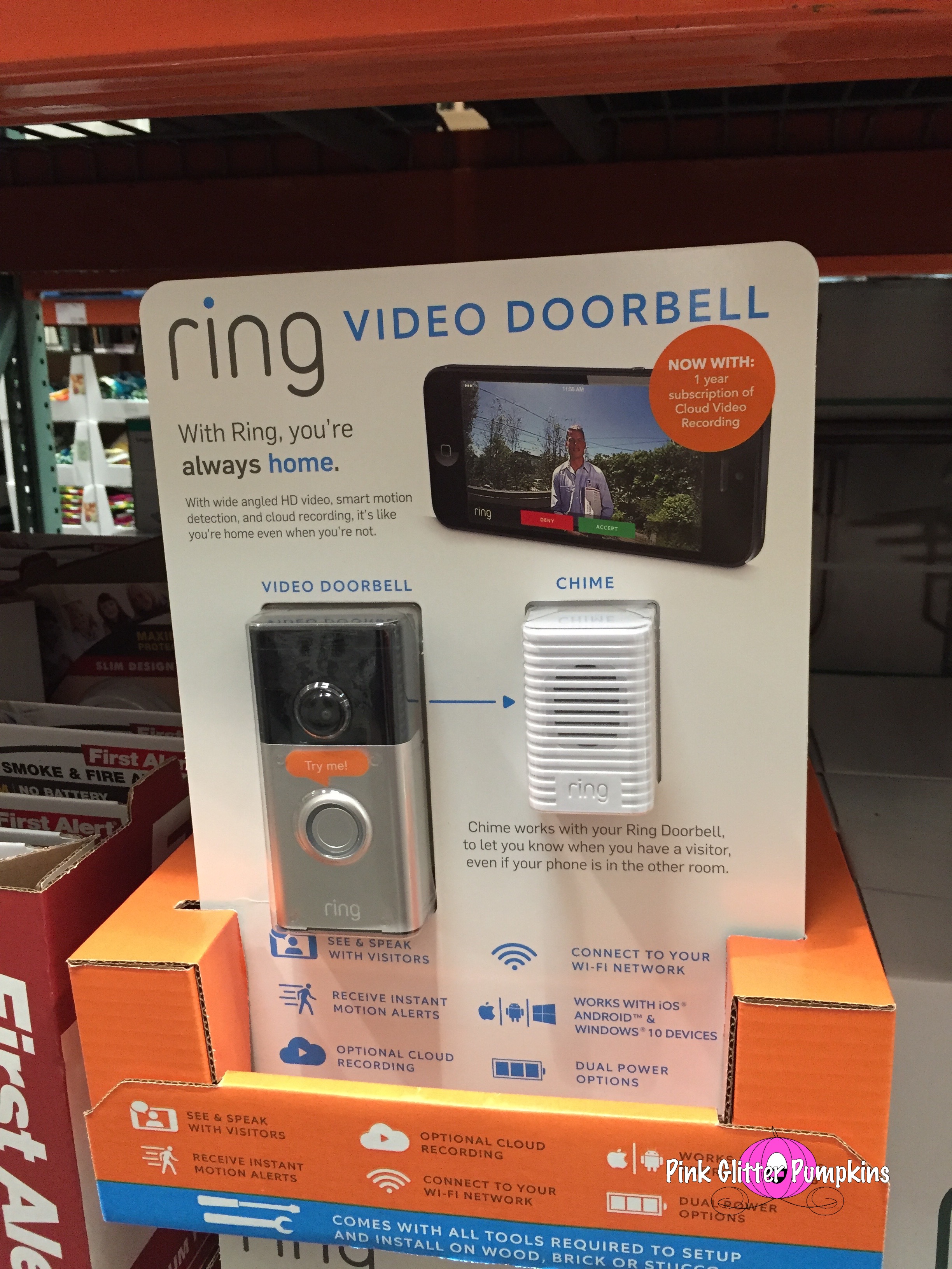 costco ring doorbell 2 with chime