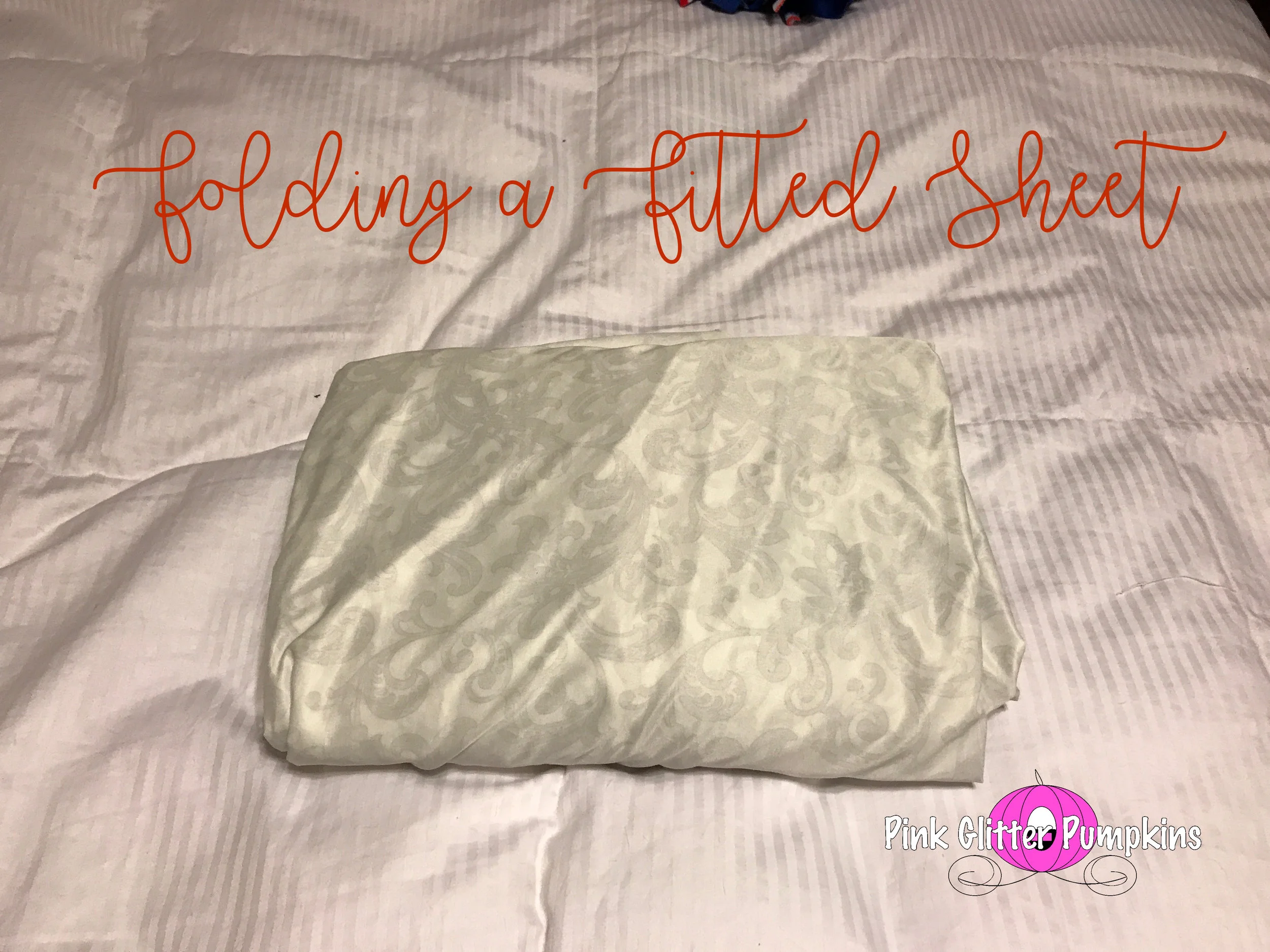 Folding a Fitted Sheet