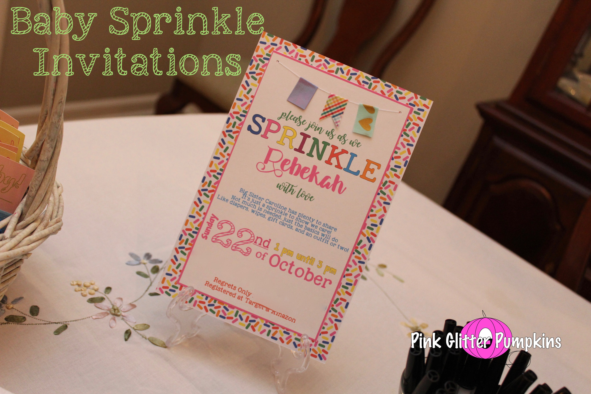 Baby Sprinkle Invitations