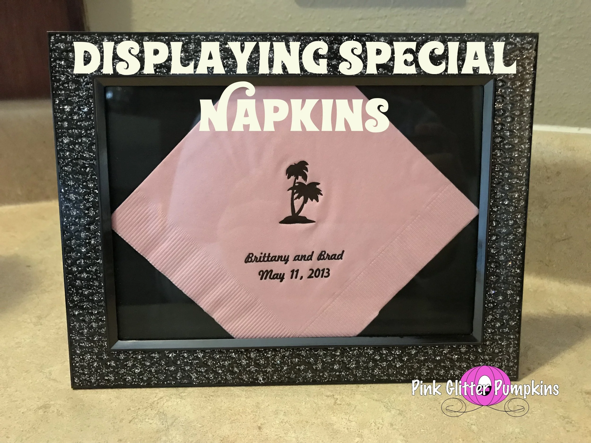 Displaying Special Napkins