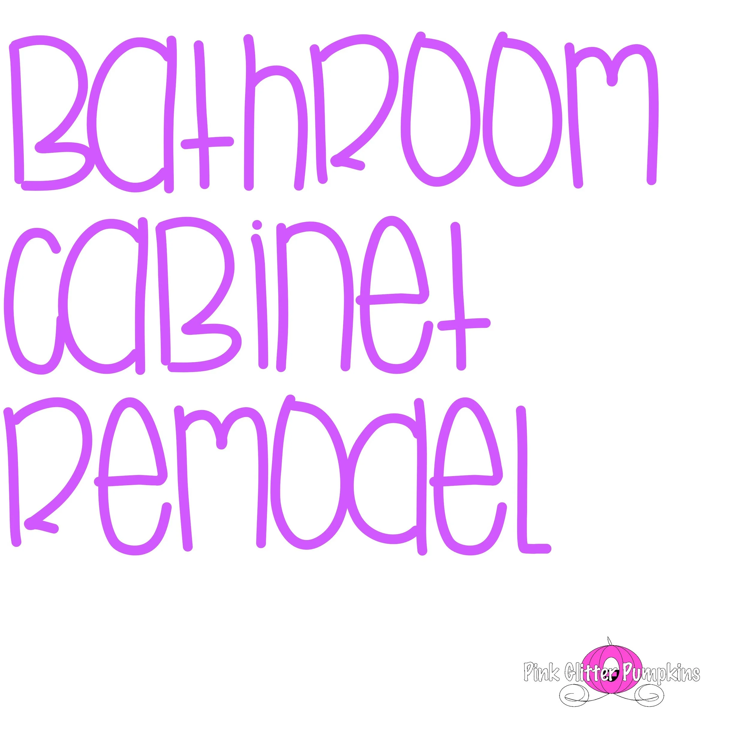 Bathroom Cabinet Remodel