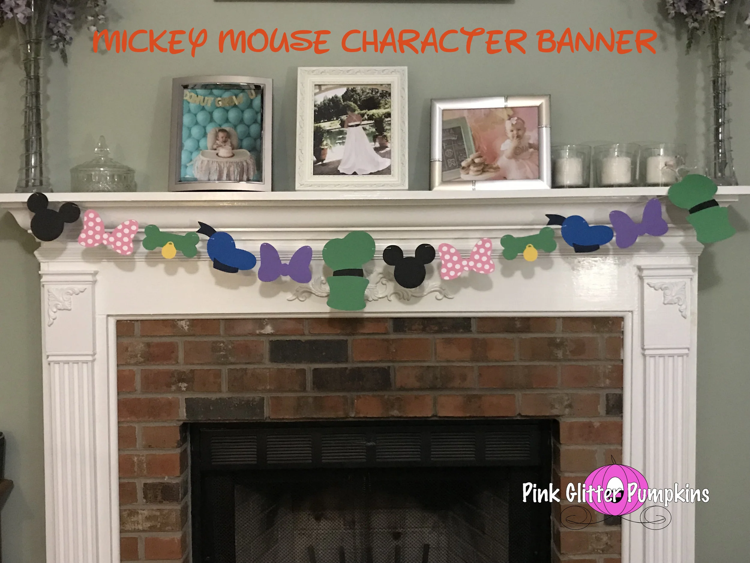Mickey Mouse Character Banner