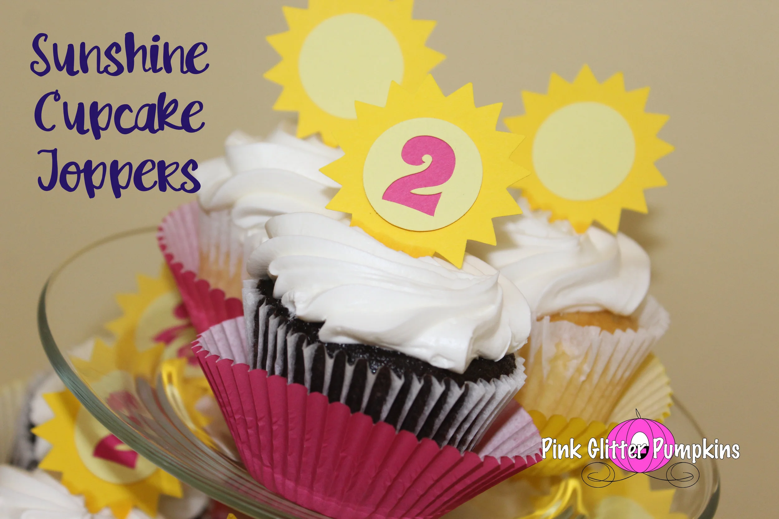 Sunshine Cupcake Toppers