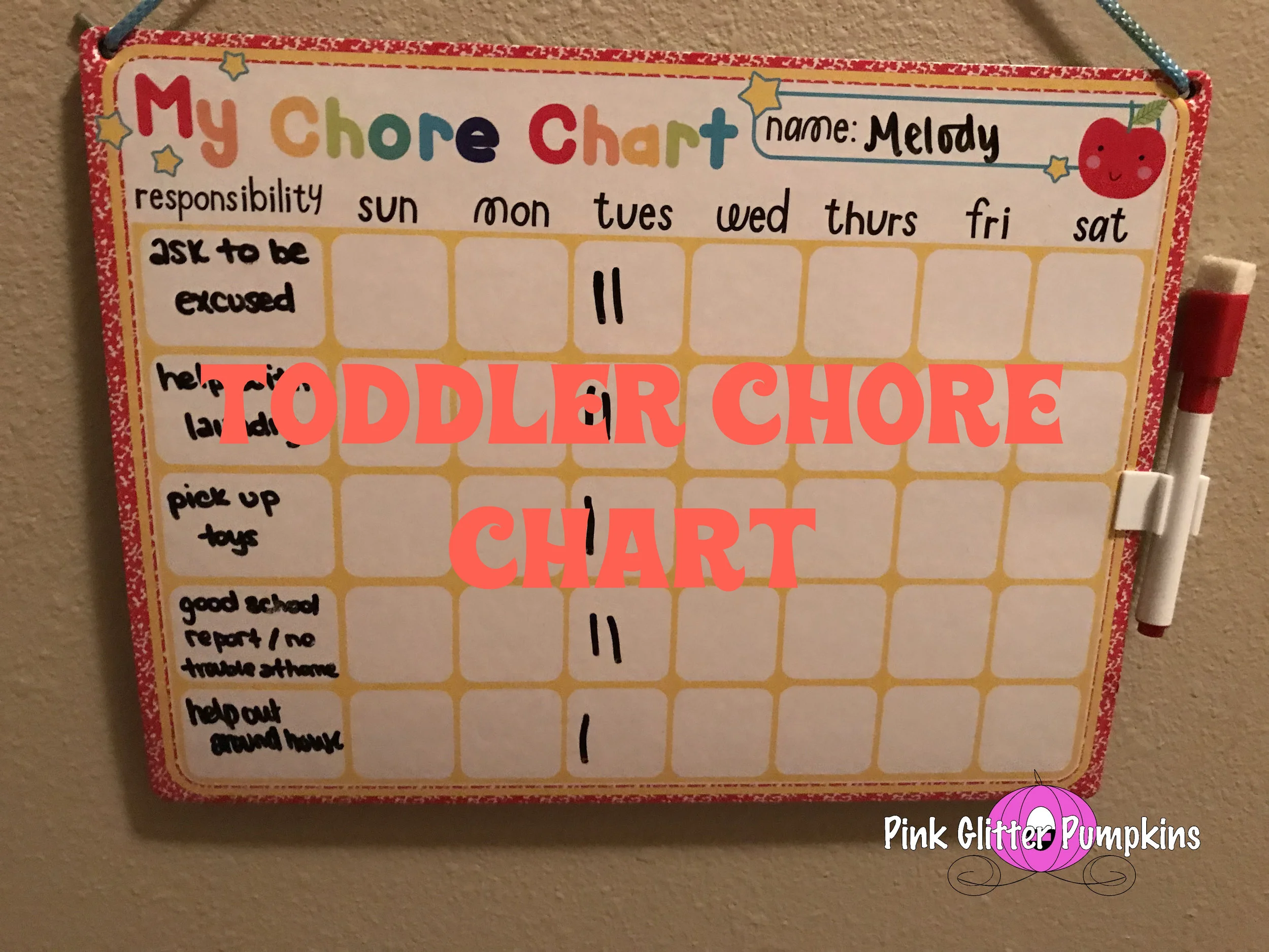 Toddler Chore Chart
