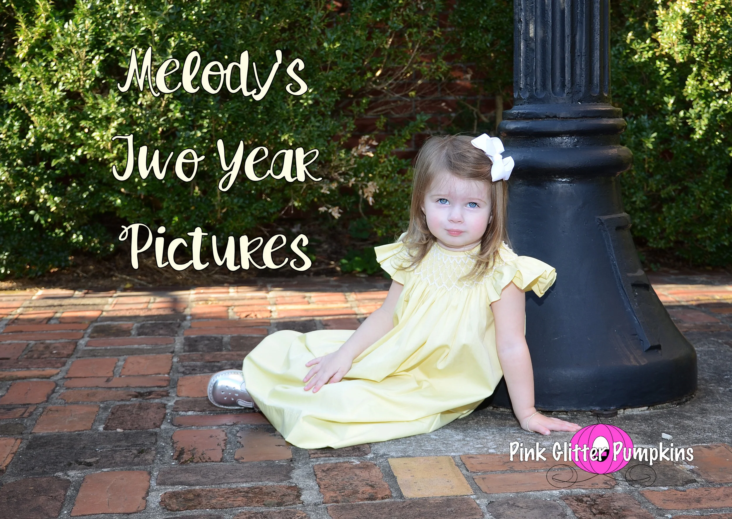 Melody's Two Year Pictures